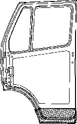 VAN WEZEL 3075272 -  Дверь, кузов